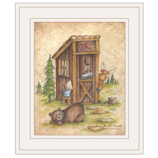"Still Waiting" by Mary Ann June, Ready to Hang Framed Print, White Frame